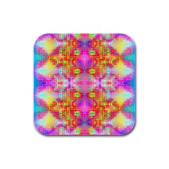 Fractaling Rubber Square Coaster (4 Pack) by Thespacecampers