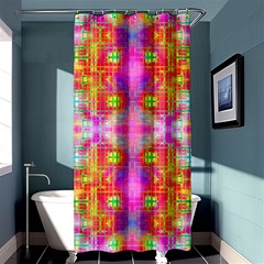 Fractaling Shower Curtain 36  X 72  (stall)  by Thespacecampers