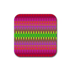 Groovy Godess Rubber Coaster (square) by Thespacecampers