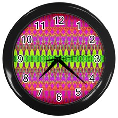 Groovy Godess Wall Clock (black) by Thespacecampers