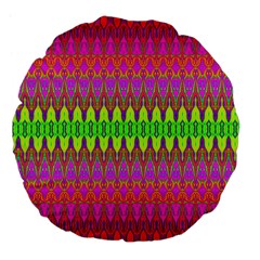 Groovy Godess Large 18  Premium Flano Round Cushions by Thespacecampers