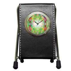 Art In Space Pen Holder Desk Clock by Thespacecampers