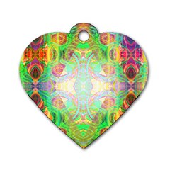 Art In Space Dog Tag Heart (one Side) by Thespacecampers