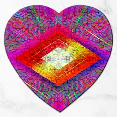 Diamond In The Rough Jigsaw Puzzle (heart) by Thespacecampers