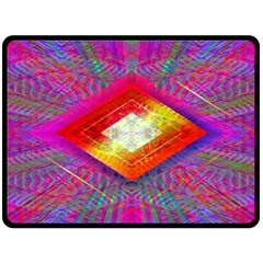 Diamond In The Rough Fleece Blanket (large)  by Thespacecampers