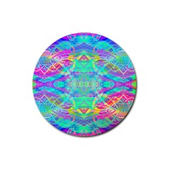 Experimental Dreams Rubber Coaster (round) by Thespacecampers