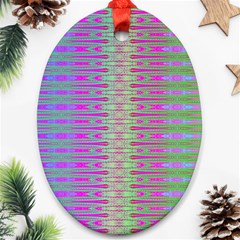 Glitch Machine Ornament (oval)