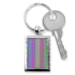 Glitch Machine Key Chain (rectangle) by Thespacecampers