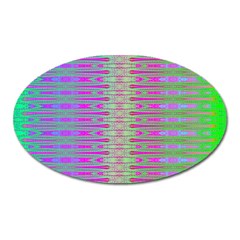 Glitch Machine Oval Magnet by Thespacecampers