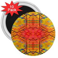 Hexafusion 3  Magnets (10 Pack)  by Thespacecampers