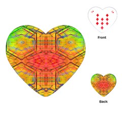 Hexafusion Playing Cards Single Design (heart) by Thespacecampers