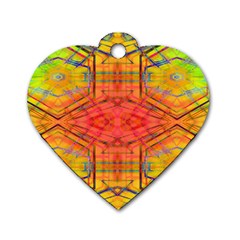 Hexafusion Dog Tag Heart (one Side) by Thespacecampers