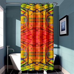 Hexafusion Shower Curtain 36  X 72  (stall)  by Thespacecampers