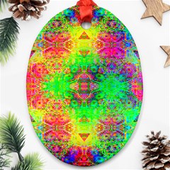 Higher Love Ornament (oval) by Thespacecampers