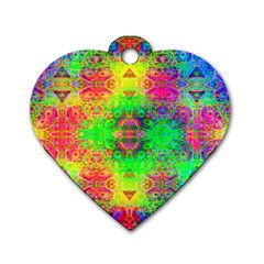 Higher Love Dog Tag Heart (one Side) by Thespacecampers