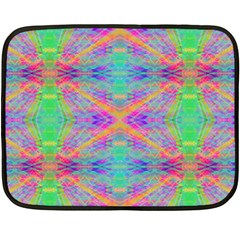 Hippie Dippie Double Sided Fleece Blanket (mini)  by Thespacecampers