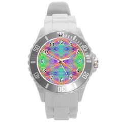 Hippie Dippie Round Plastic Sport Watch (l) by Thespacecampers