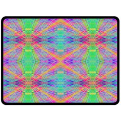 Hippie Dippie Double Sided Fleece Blanket (large) 