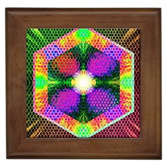 Honeycomb High Framed Tile by Thespacecampers