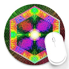 Honeycomb High Round Mousepads by Thespacecampers