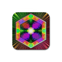 Honeycomb High Rubber Coaster (square) by Thespacecampers