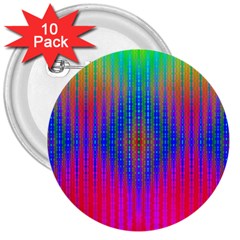 Intoxicating Rainbows 3  Buttons (10 Pack)  by Thespacecampers