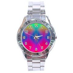 Intoxicating Rainbows Stainless Steel Analogue Watch by Thespacecampers