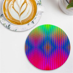 Intoxicating Rainbows Uv Print Round Tile Coaster