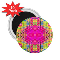 Kaleidoscopic Fun 2 25  Magnets (10 Pack)  by Thespacecampers