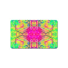 Kaleidoscopic Fun Magnet (name Card) by Thespacecampers