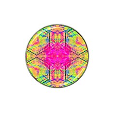 Kaleidoscopic Fun Hat Clip Ball Marker (4 Pack) by Thespacecampers