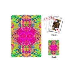 Kaleidoscopic Fun Playing Cards Single Design (mini) by Thespacecampers