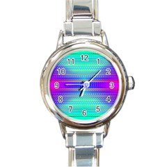 Liquid Lens Round Italian Charm Watch