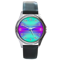 Liquid Lens Round Metal Watch by Thespacecampers