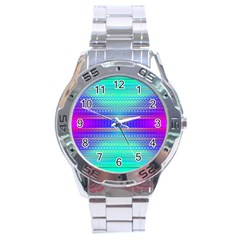 Liquid Lens Stainless Steel Analogue Watch