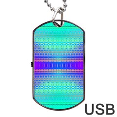 Liquid Lens Dog Tag Usb Flash (one Side) by Thespacecampers