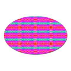 Love Burst Oval Magnet by Thespacecampers