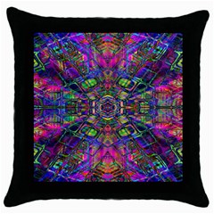 Mind Bender Throw Pillow Case (Black)