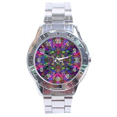 Mind Bender Stainless Steel Analogue Watch