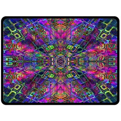 Mind Bender Double Sided Fleece Blanket (Large) 