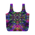 Mind Bender Full Print Recycle Bag (M) Back