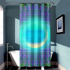 Moonburst Shower Curtain 36  X 72  (stall)  by Thespacecampers