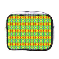 Neon Angles Mini Toiletries Bag (one Side) by Thespacecampers