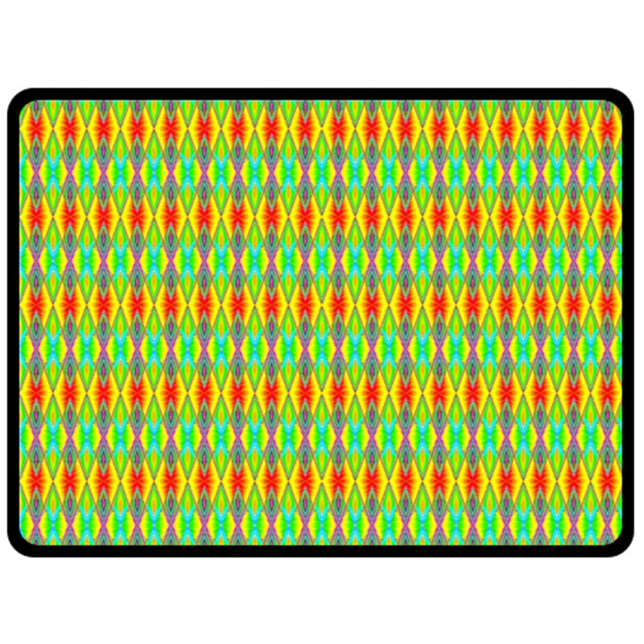 Neon Angles Double Sided Fleece Blanket (Large) 