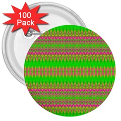 Neon Hopes 3  Buttons (100 Pack)  by Thespacecampers