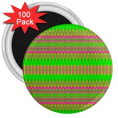 Neon Hopes 3  Magnets (100 Pack) by Thespacecampers