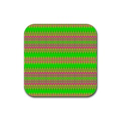 Neon Hopes Rubber Coaster (square) by Thespacecampers