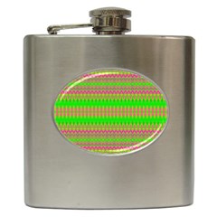 Neon Hopes Hip Flask (6 Oz) by Thespacecampers