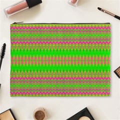 Neon Hopes Cosmetic Bag (xl) by Thespacecampers