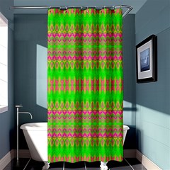 Neon Hopes Shower Curtain 36  X 72  (stall)  by Thespacecampers